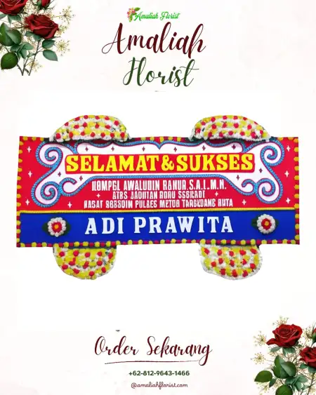 Papan Bunga Ucapan Selamat Pasirmalati